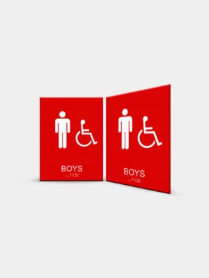 ADA Boys Restroom Signs