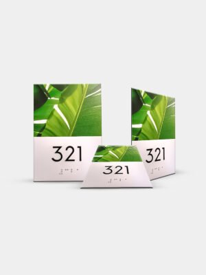 Customize ADA Room Signs with Number